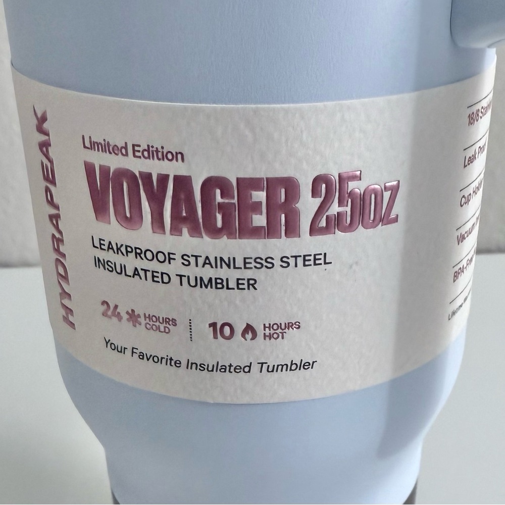 Limited Edition HydraPeak Voyager 25oz Insulated Tumbler/Mug With Sip & Chug Lid - Picture 10 of 12